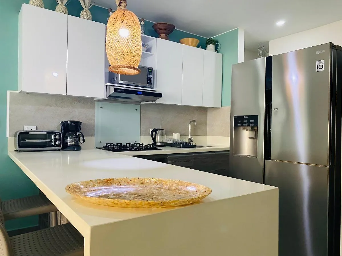 ¡Amazing Beach Duplex! Infinity Pool / Rooftop Cartagena Apartment