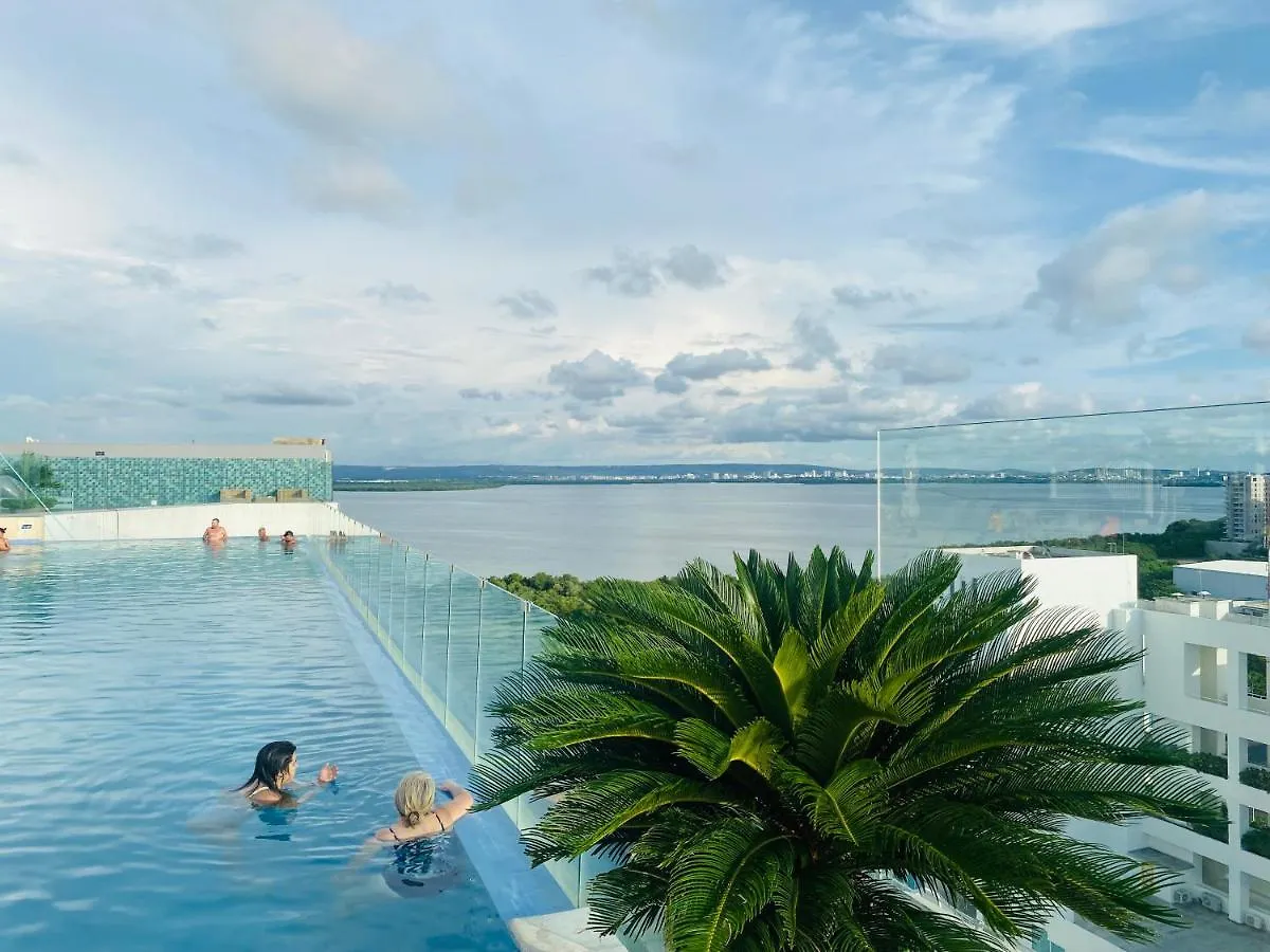 ¡Amazing Beach Duplex! Infinity Pool / Rooftop Cartagena Apartment